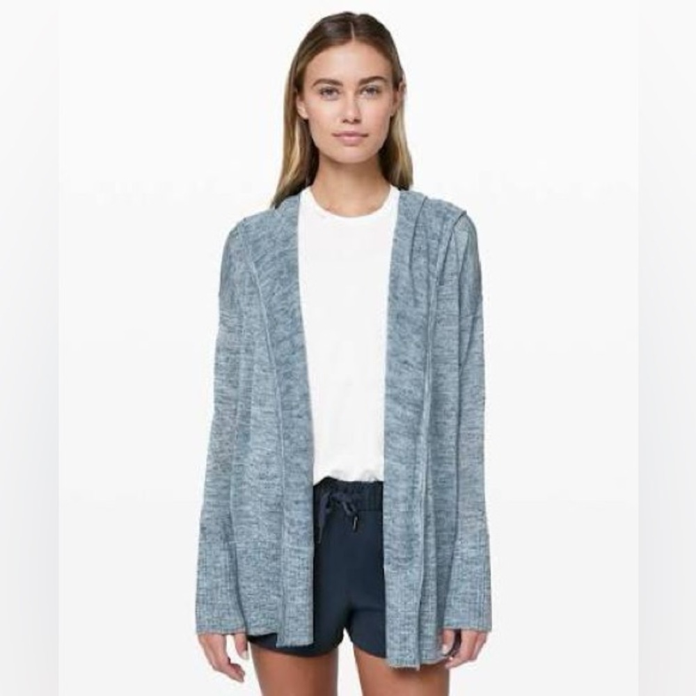 Lululemon Calm And Collected Hooded Wrap